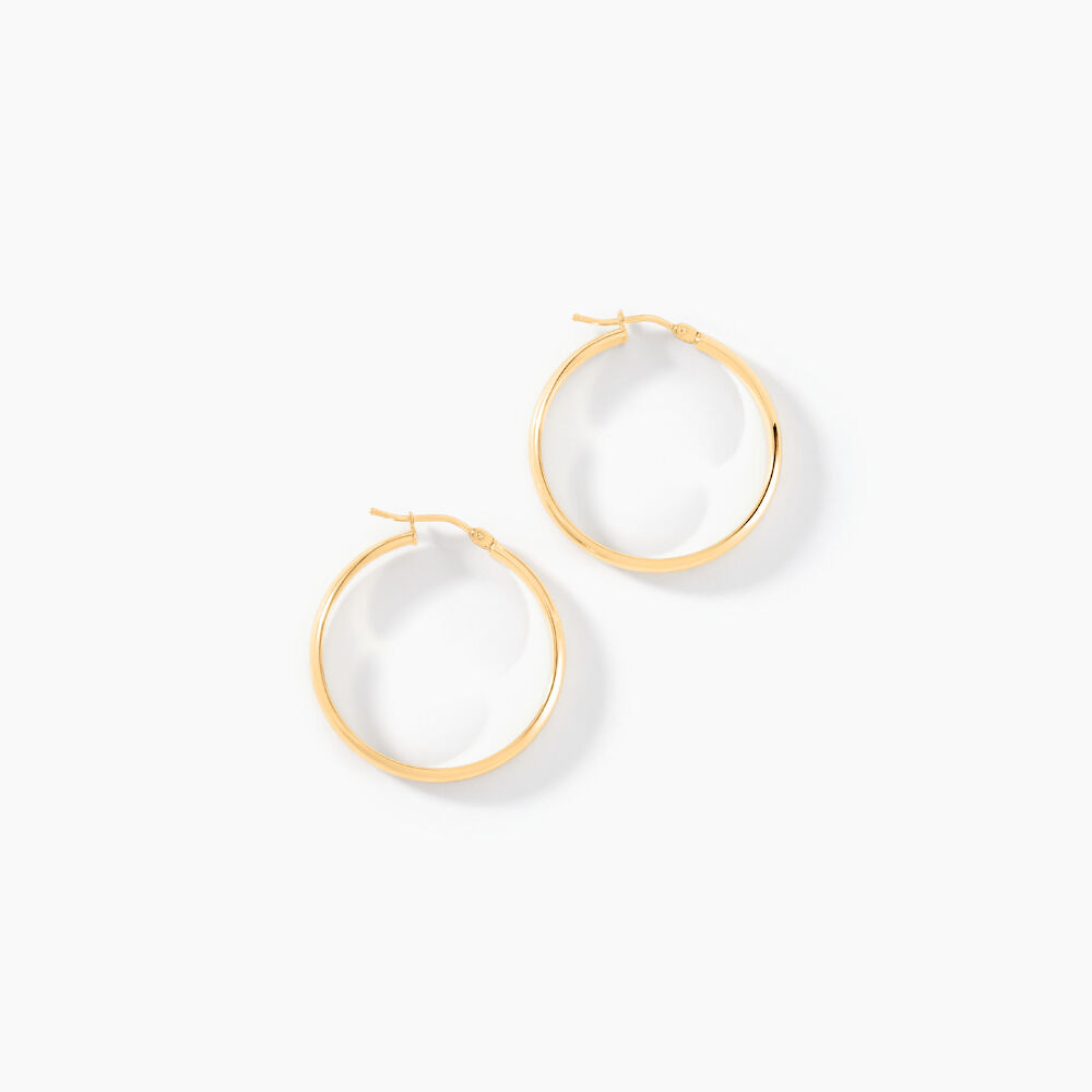 SHALANA Damen Creolen Gold 375 (9 Karat) B 3 mm - Créoles Femme | Marc Orian
