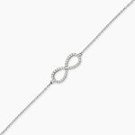 Bracelet Argent Blanc Rowan Oxyde De Zirconium - Bracelets fantaisie Femme | Marc Orian