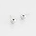 Boucles D'oreilles Puces Virgie Argent Blanc - Puces Femme | Marc Orian