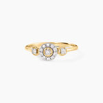 Bague Semera Or Jaune Diamant - Bagues pierres pr&eacute;cieuses Femme | Marc Orian