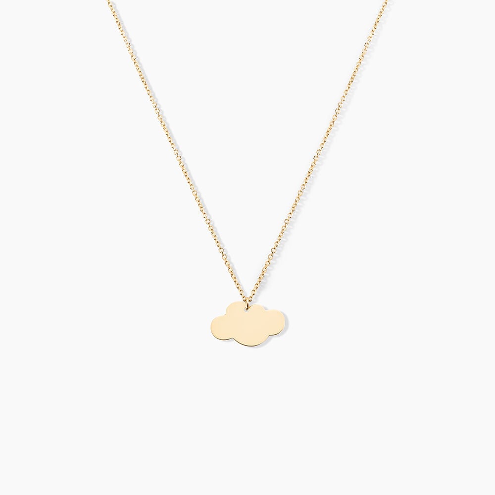 Collier Helenia Nuage Gravable Or Jaune - Colliers ete Enfant | Marc Orian