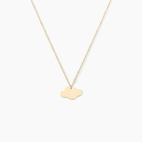Collier Helenia Nuage Gravable Or Jaune - Colliers ete Enfant | Marc Orian
