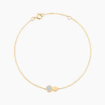 Bracelet Or Jaune Abijah Diamants - Bracelets Medailles Femme | Marc Orian