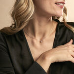 Collier Alexandra Or Blanc Diamant - Colliers solitaires Femme | Marc Orian