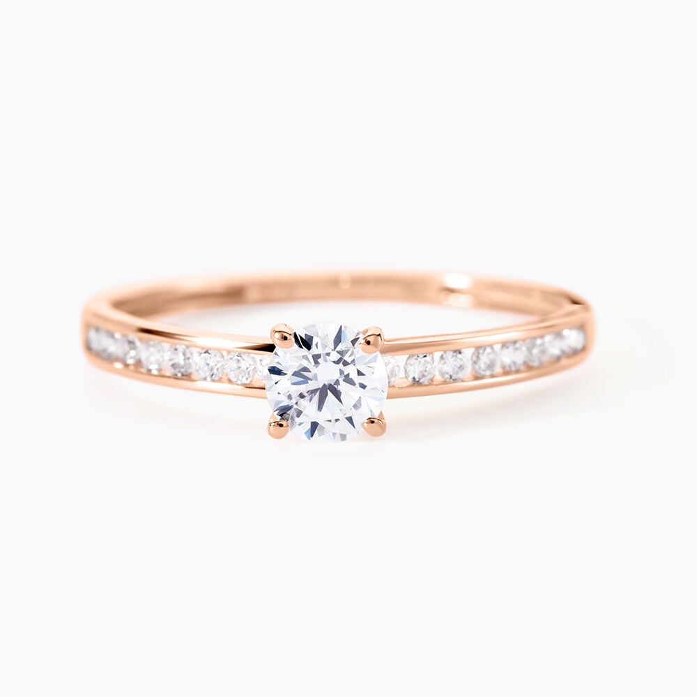 Bague Harem Or Rose Oxyde - Solitaires Femme | Marc Orian