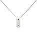 Collier Iefan Acier Blanc Oxyde De Zirconium - Colliers avec pierres Homme | Marc Orian