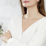 Collier Ginila Or Rose Diamant - Colliers avec pierres Femme | Marc Orian