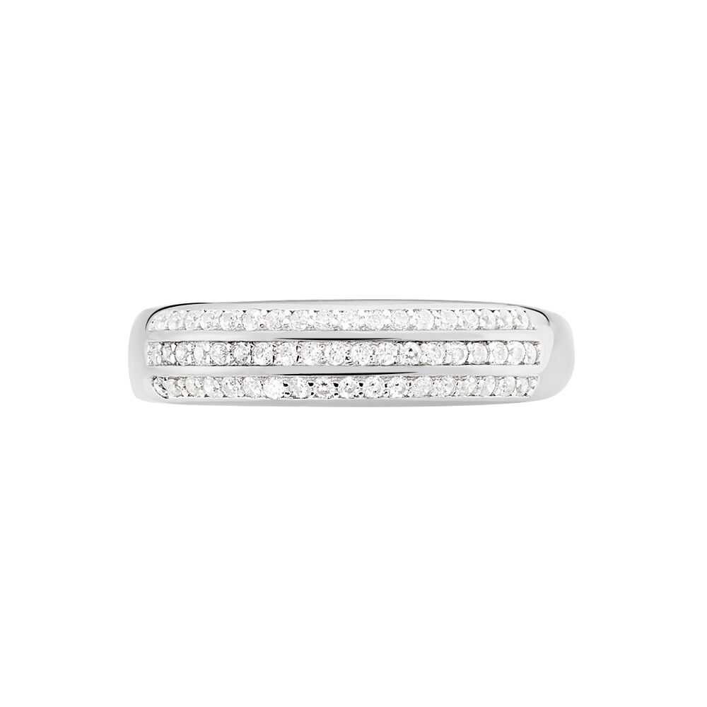 Bague Nataelle Argent Blanc Oxyde De Zirconium - Bijoux fantaisie Femme | Marc Orian