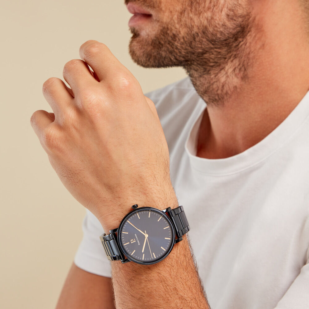 Montre Pierre Lannier Essential Bleu - Montres étanches Homme | Marc Orian
