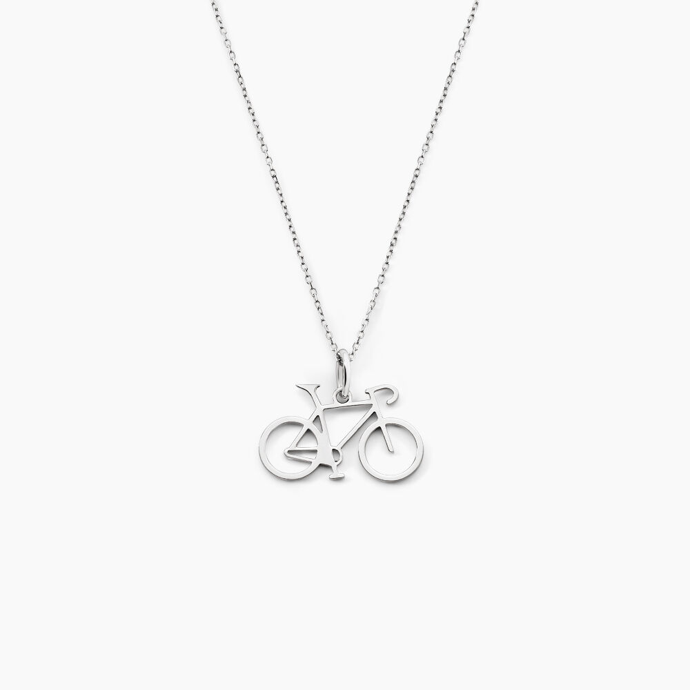 Pendentif Vince Argent Blanc - Pendentifs Famille | Marc Orian