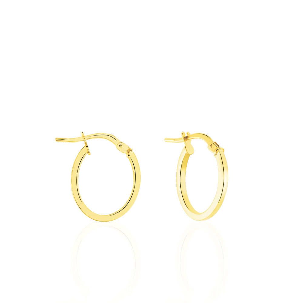 Créoles Telya Or Jaune - Créoles Femme | Marc Orian