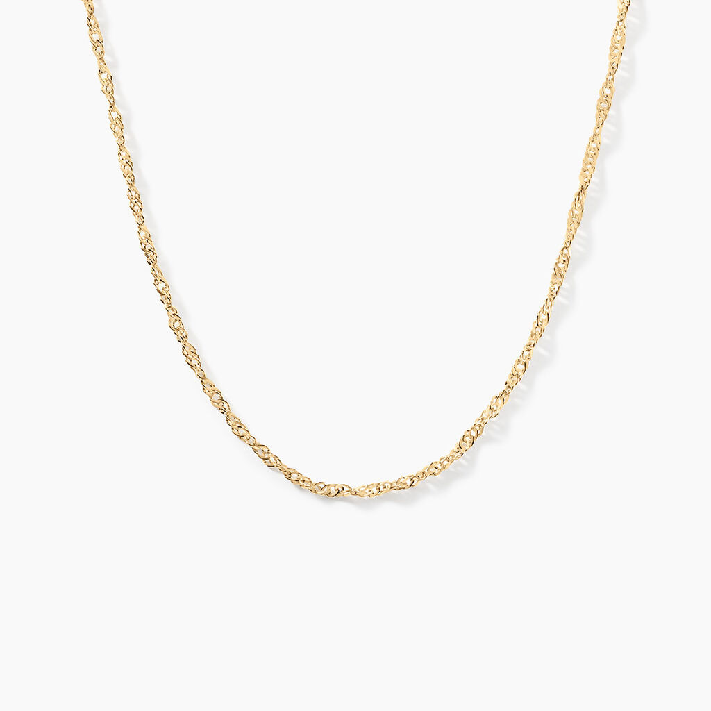 Chaîne Imanie Maille Singapour Or Jaune - Chaines Femme | Marc Orian