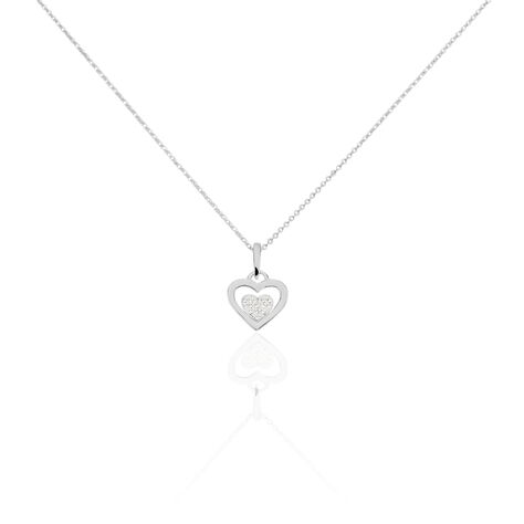 Collier Ysatisae Argent Blanc Oxyde De Zirconium - Colliers avec pierres Femme | Marc Orian