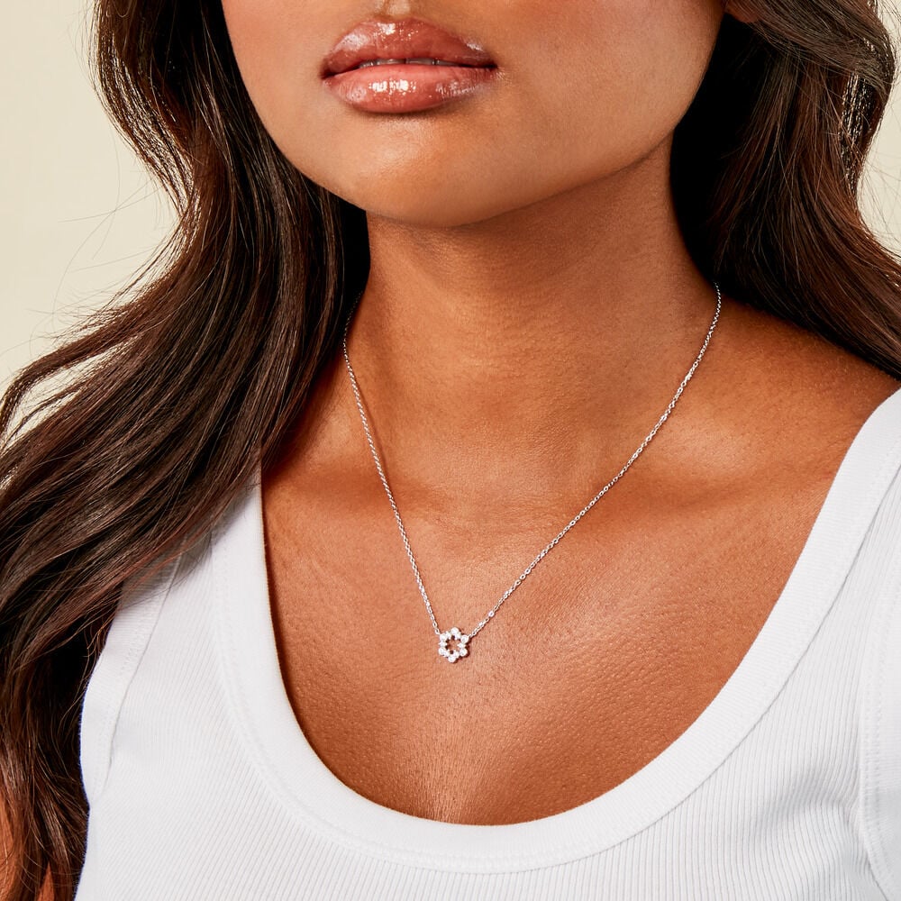 Collier Sibylline Argent Blanc Oxyde De Zirconium - Colliers avec pierres Femme | Marc Orian