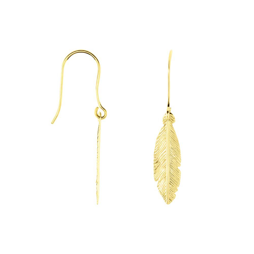 Boucles D'oreilles Pendantes Delphinium Or Jaune - Pendantes Femme | Marc Orian