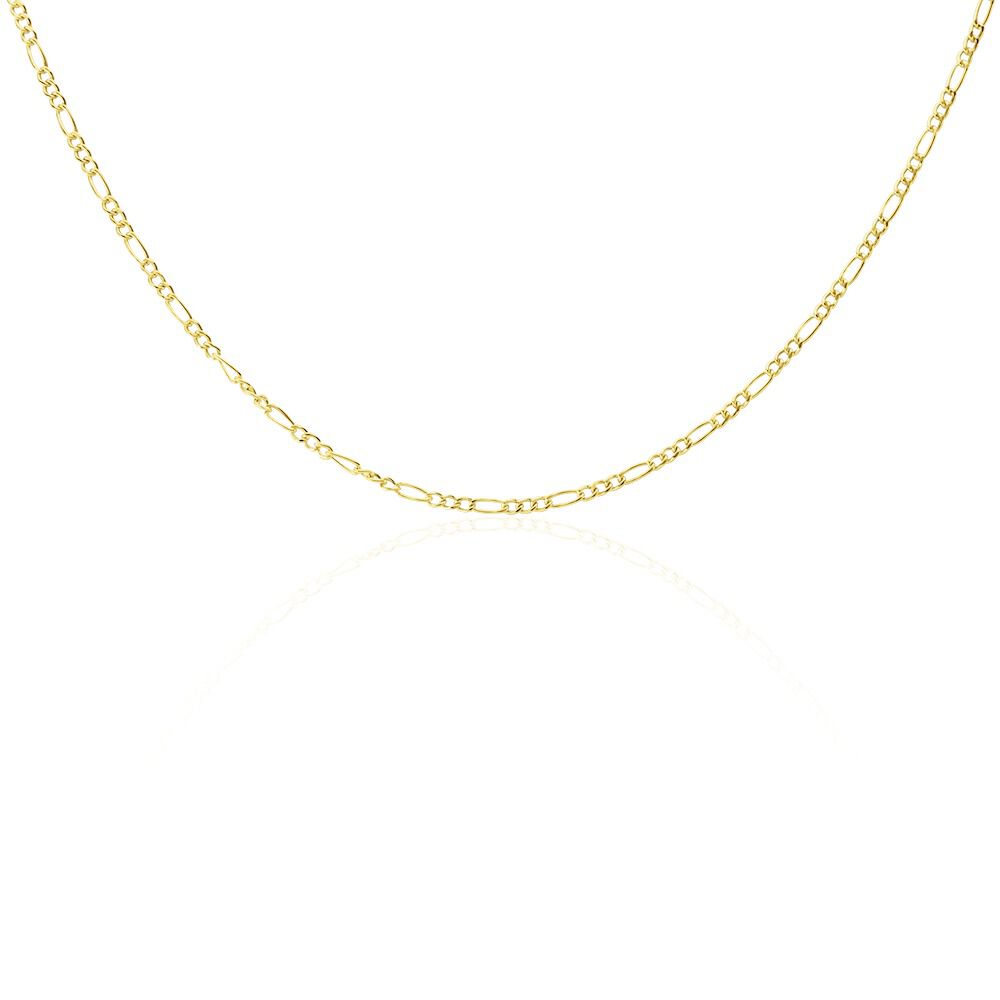 Collier Cameo Maille Alternée 1/3 Or Jaune - Chaines Femme | Marc Orian