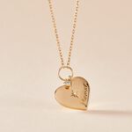 Collier Shima Plaque Or Jaune Oxyde De Zirconium - Colliers avec pierres Femme | Marc Orian