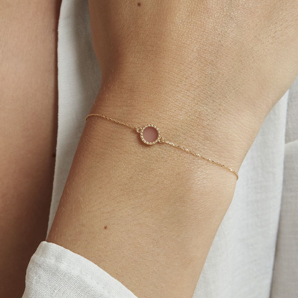 Bracelet Heida Or Jaune Calcédoine - Bracelets chaînes Femme | Marc Orian