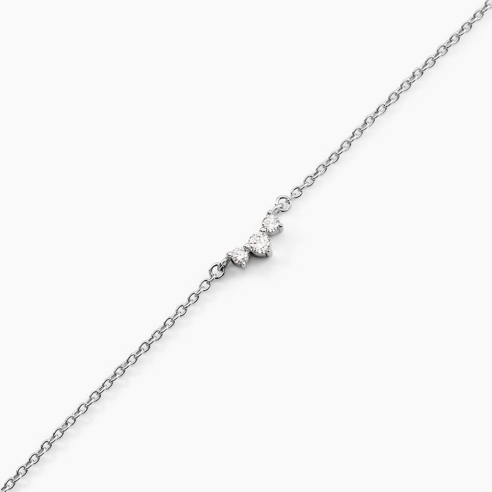Bracelet Darlene Argent Blanc Oxyde De Zirconium - Bracelets fantaisie Femme | Marc Orian