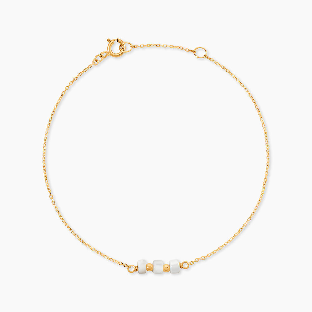 Bracelet Ean Or Jaune Nacre - Bracelets cha&icirc;nes Femme | Marc Orian
