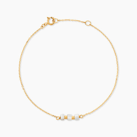 Bracelet Ean Or Jaune Nacre - Bracelets cha&icirc;nes Femme | Marc Orian