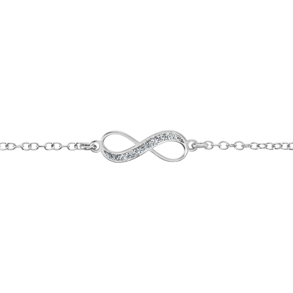 Bracelet Zelma Argent Blanc - Bracelets chaînes Femme | Marc Orian