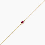 Bracelet Opeyemi Or Jaune Rubis Diamant - Bracelets cha&icirc;nes Femme | Marc Orian