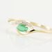 Bague Emotion Or Jaune Emeraude Diamant - Bagues vintage Femme | Marc Orian