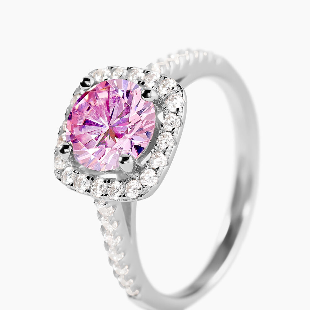 Bague Soa Argent Rose Oxyde De Zirconium - Bijoux fantaisie Femme | Marc Orian