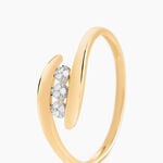 Bague Delphine Or Jaune Diamant - Parures de mariage Femme | Marc Orian