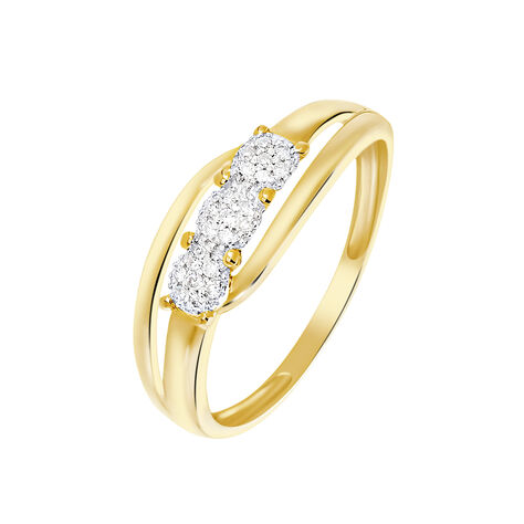 Bague Nolan Or Jaune Diamant - Bagues fiançailles Femme | Marc Orian