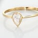 Bague Solitaire Kadidja Or Jaune Oxyde De Zirconium - Solitaires Femme | Marc Orian