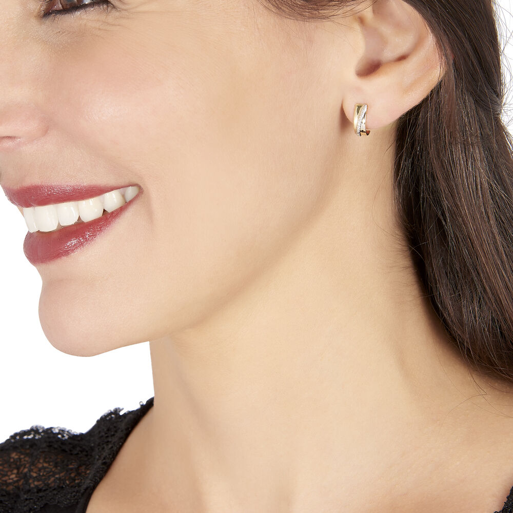 Créoles Timira Or Jaune Diamant - Créoles Femme | Marc Orian