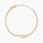 Bracelet Theodora Plaqu&eacute; Or Jaune - Bracelets fantaisie Femme | Marc Orian