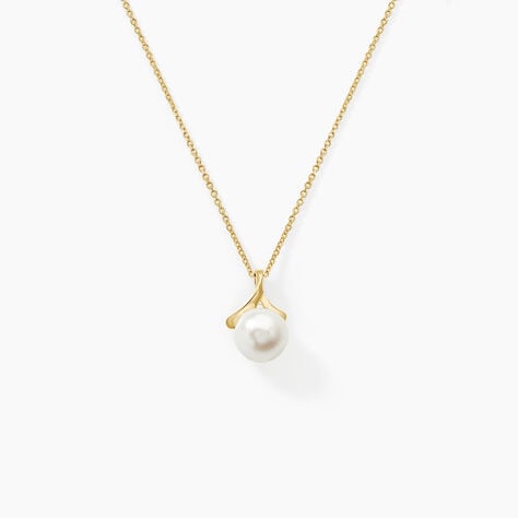 Collier Gladdie Or Jaune Perle De Culture - Colliers avec pierres Femme | Marc Orian