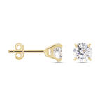 Boucles D'oreilles Puces Plaqu&eacute; Or Ngonde Oxydes De Zirconium - Puces Femme | Marc Orian