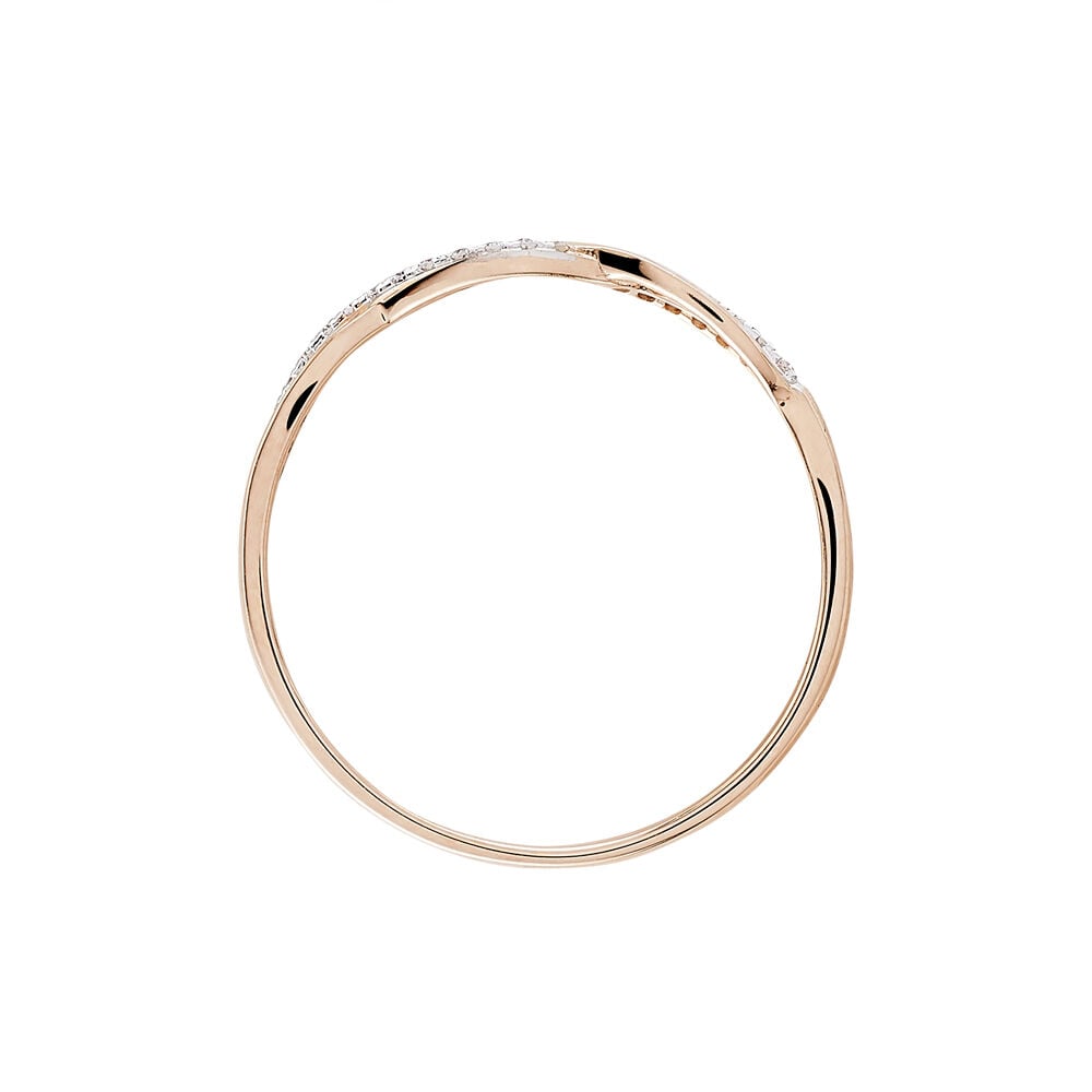 Bague Alizee Or Rose Diamant - Bagues pierres pr&eacute;cieuses Femme | Marc Orian