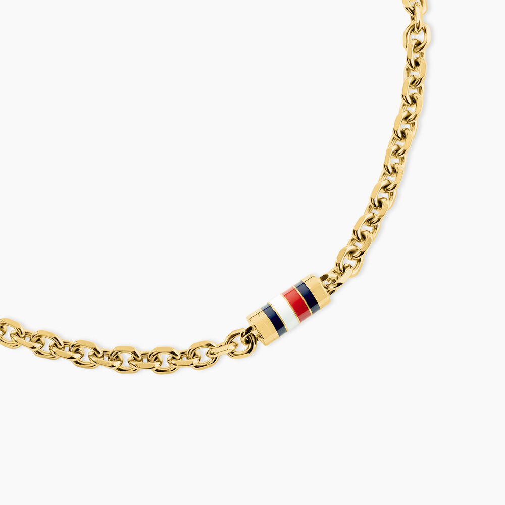 Collier Tommy Hilfiger Bruce Chain Acier Jaune - Colliers ete Homme | Marc Orian