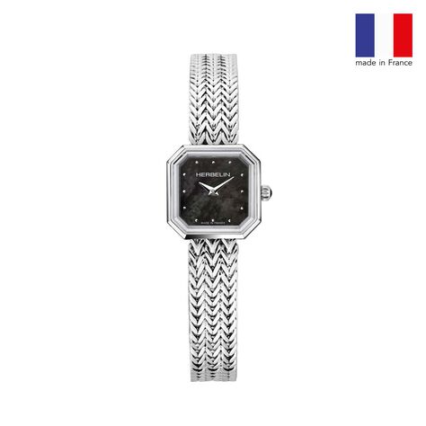 Montre Michel Herbelin Octogone Nacre Noire - Montres classiques Femme | Marc Orian