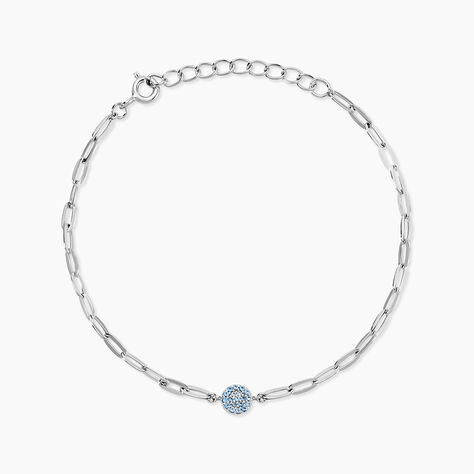 Bracelet Cesarie Argent Blanc Oxyde De Zirconium - Bracelets Medailles Femme | Marc Orian