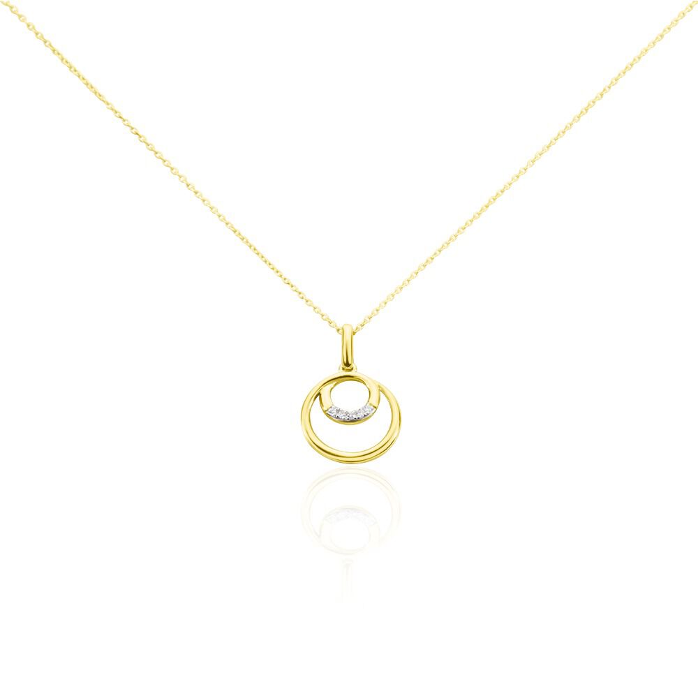 Collier Or Jaune Tamaka Diamants - Colliers avec pierres Femme | Marc Orian
