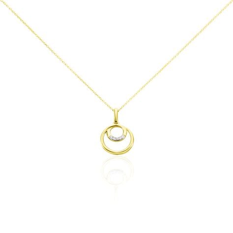 Collier Or Jaune Tamaka Diamants - Colliers avec pierres Femme | Marc Orian