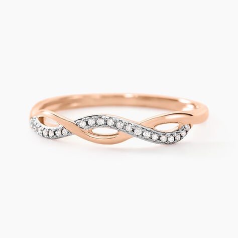 Bague Alizee Or Rose Diamant - Bagues pierres précieuses Femme | Marc Orian