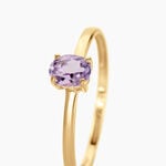 Bague Lily Or Jaune Amethyste - Bagues pierres fines Femme | Marc Orian