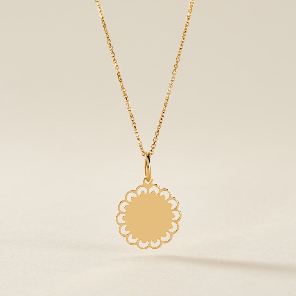 Pendentif Darcey Or Jaune - Bijoux personnalis&eacute;s Femme | Marc Orian