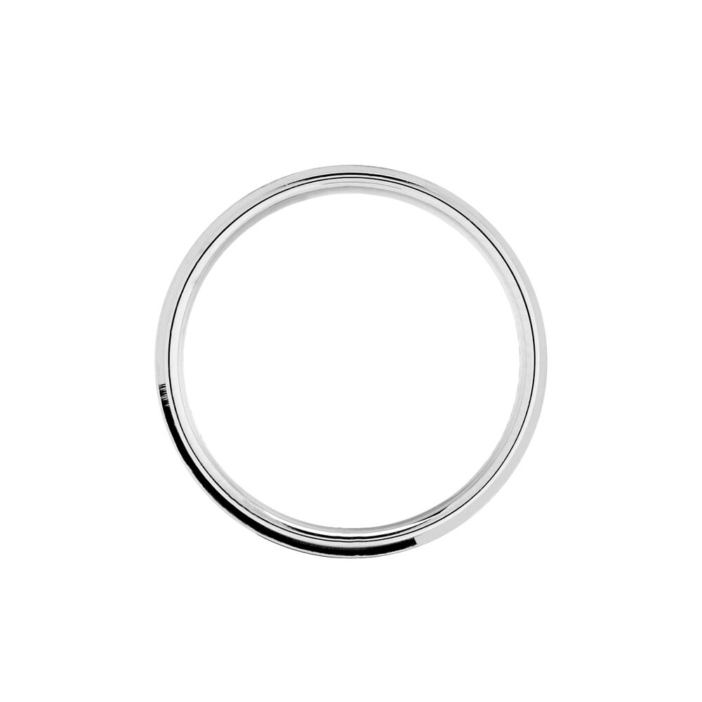 Alliance Iride Or Blanc Diamant - Alliances personnalisées Femme | Marc Orian