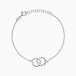 Bracelet Argent Blanc Ula - Bracelets fantaisie Femme | Marc Orian