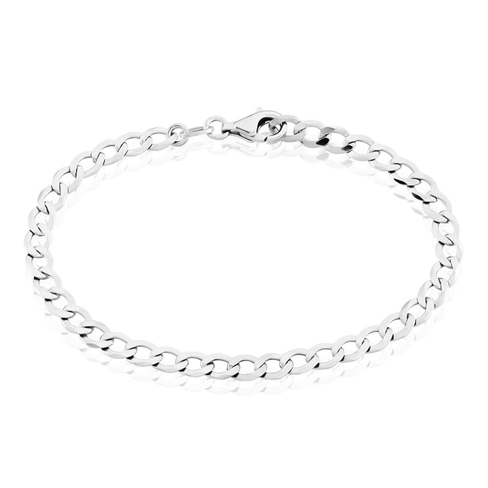 Bracelet Argent Blanc Casper - Bracelets mailles Femme | Marc Orian