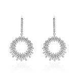 Cr&eacute;oles Doretta Argent Blanc Oxyde De Zirconium - Cr&eacute;oles Femme | Marc Orian