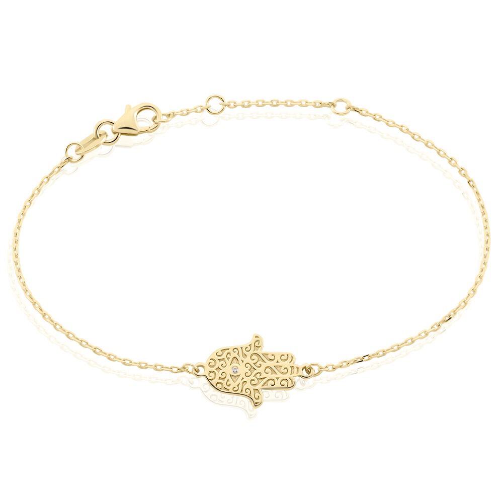 Bracelet Lucian Plaqué Or Oxyde De Zirconium - Bracelets chaînes Femme | Marc Orian